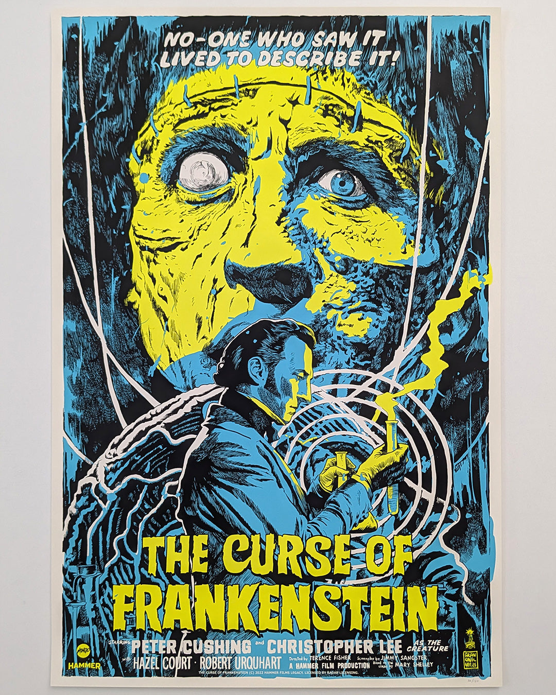 CURSE OF FRANKENSTEIN, THE (variant) by Francesco Francavilla