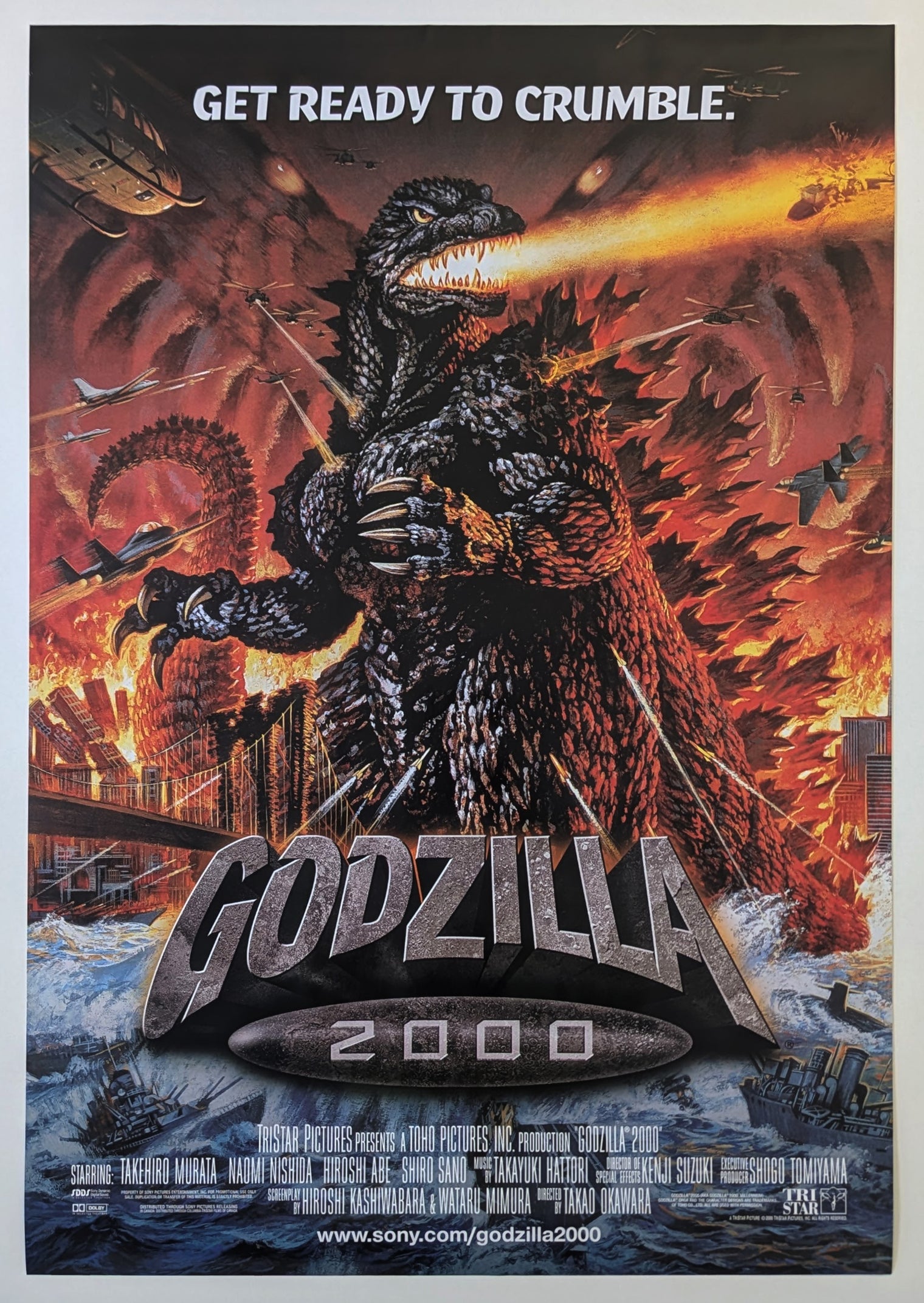 GODZILLA 2000 (1999) – U.S. Double-Sided Poster