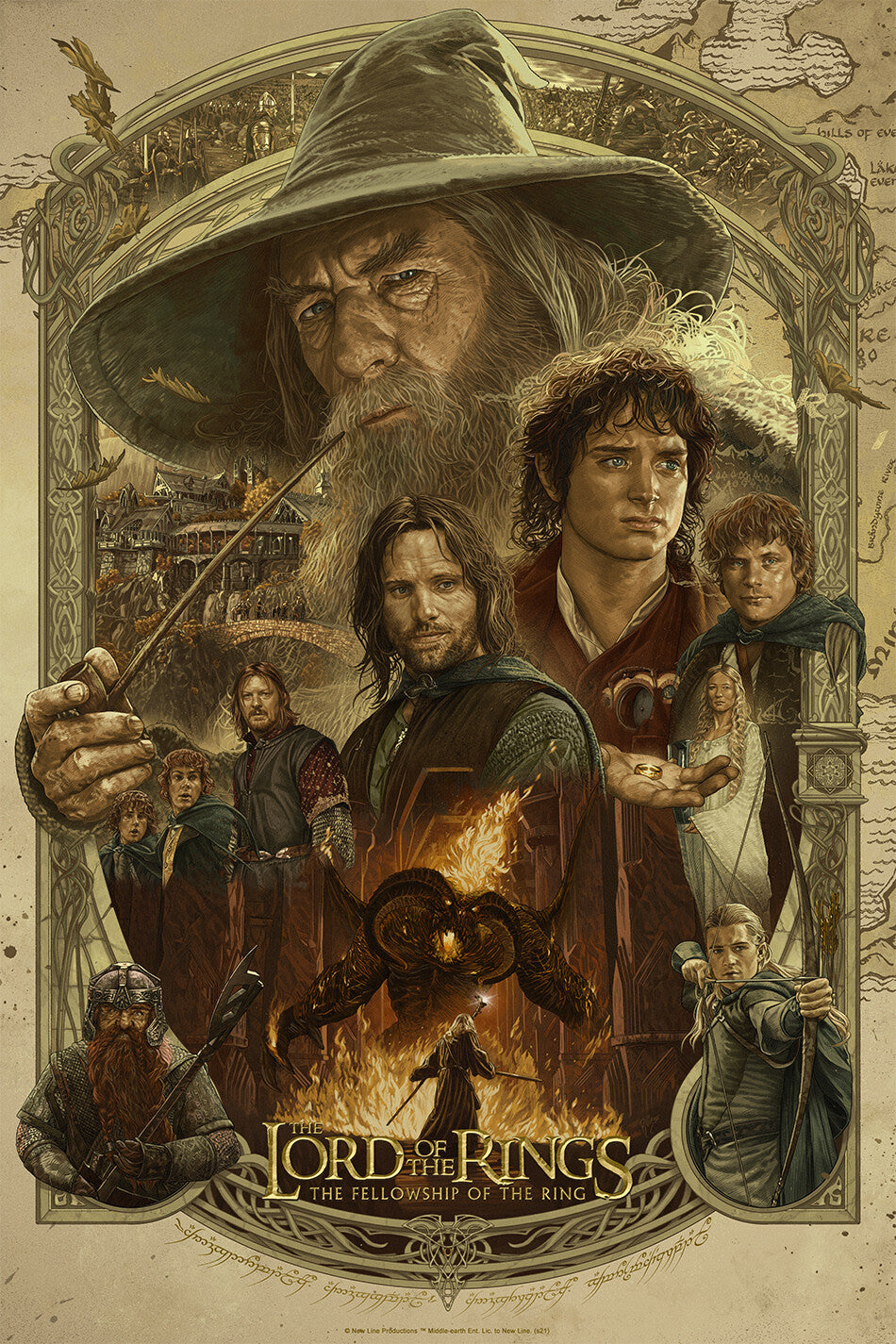 LORD OF THE RINGS: THE FELLOWSHIP OF THE RING, THE (regular) by Juan Carlos Ruiz Burgos