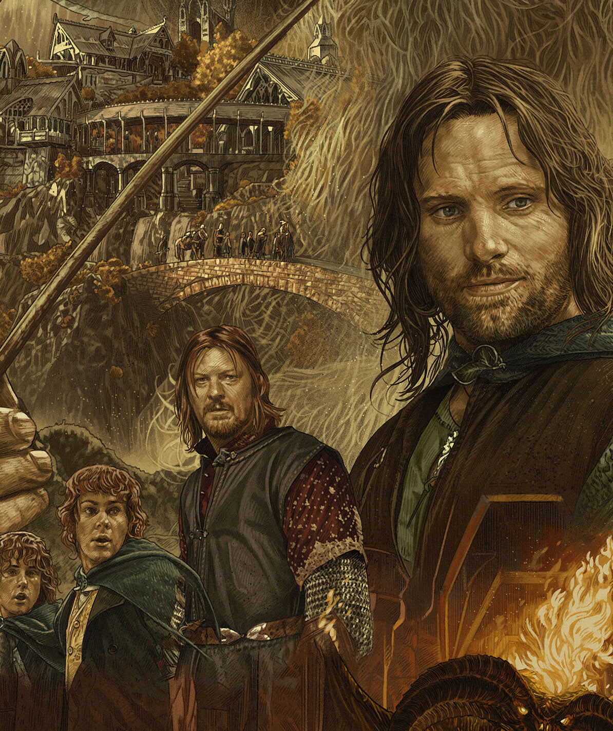 LORD OF THE RINGS: THE FELLOWSHIP OF THE RING, THE (regular) by Juan Carlos Ruiz Burgos