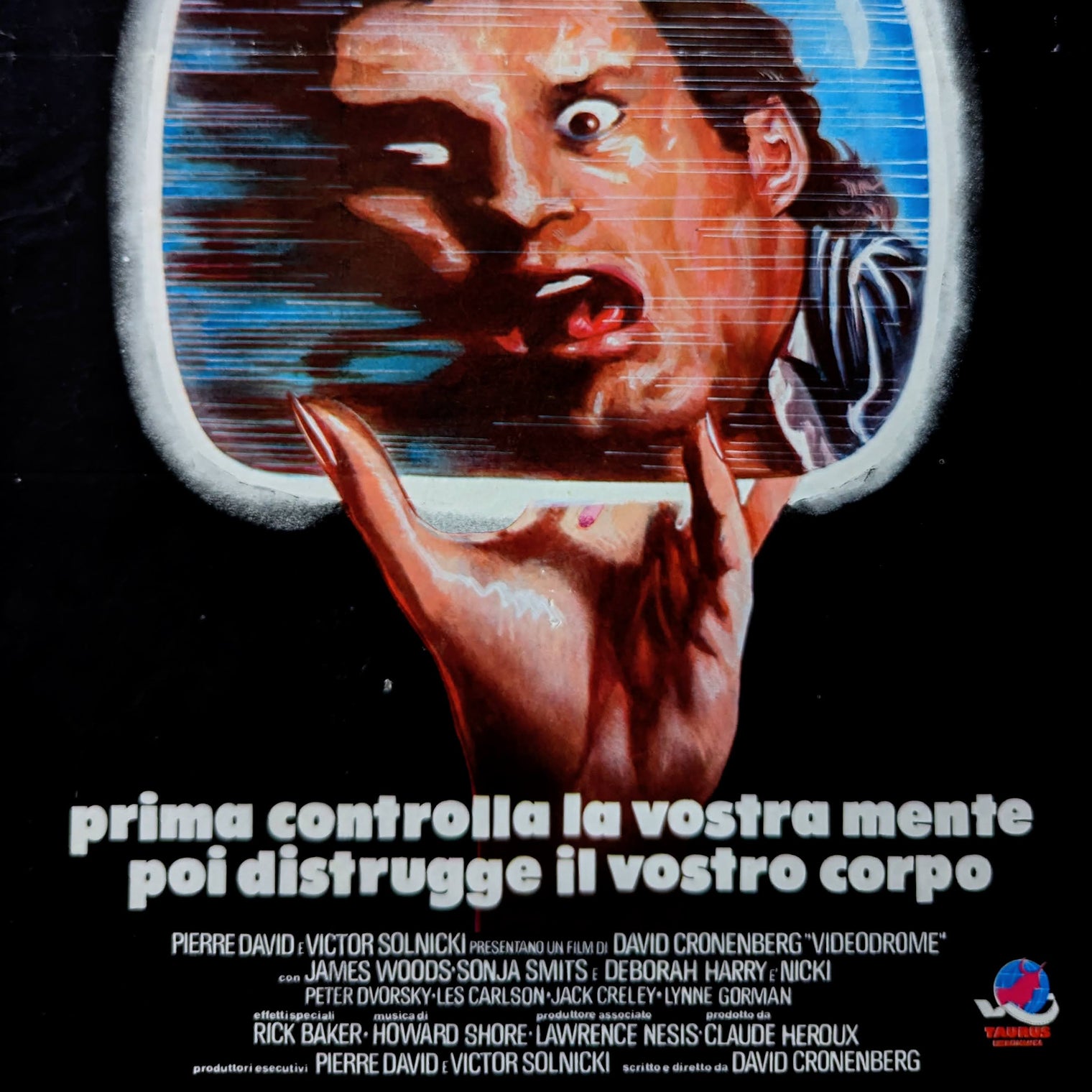 VIDEODROME - Italian locadina poster