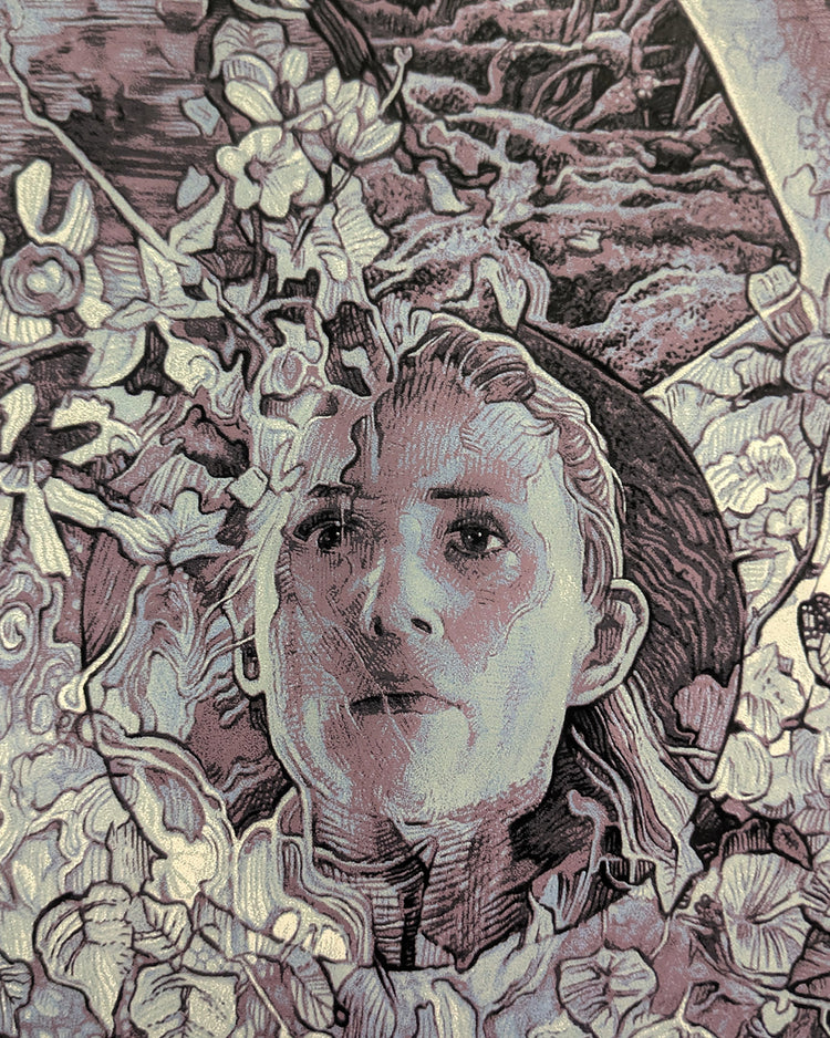 ANNIHILATION (regular) by Krzysztof DomaradzkiLimited edition screen print for Alex Garland's Annihilation, created by artist Krzysztof Domaradzki. This movie poster is a collectible art print produced using traditional silkscreen printing techniques. Pri