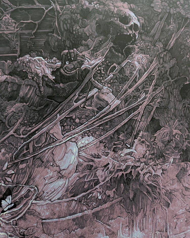 ANNIHILATION (regular) by Krzysztof DomaradzkiLimited edition screen print for Alex Garland's Annihilation, created by artist Krzysztof Domaradzki. This movie poster is a collectible art print produced using traditional silkscreen printing techniques. Pri