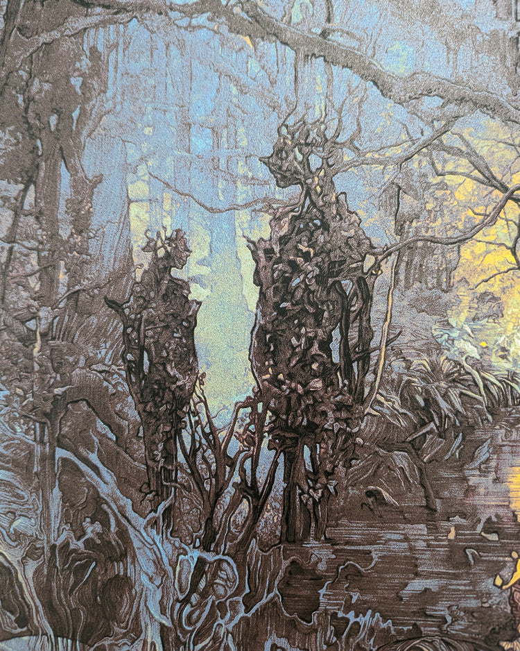 ANNIHILATION (variant) by Krzysztof DomaradzkiLimited edition screen print for Alex Garland's Annihilation, created by artist Krzysztof Domaradzki. This movie poster is a collectible art print produced using traditional silkscreen printing techniques. Pri