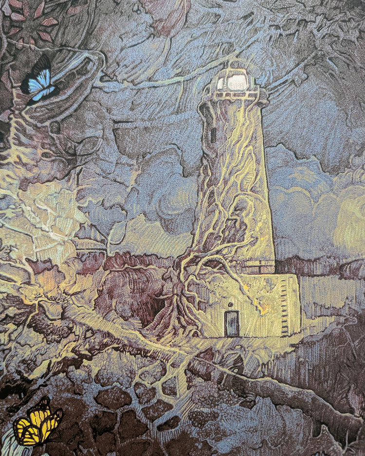 ANNIHILATION (variant) by Krzysztof DomaradzkiLimited edition screen print for Alex Garland's Annihilation, created by artist Krzysztof Domaradzki. This movie poster is a collectible art print produced using traditional silkscreen printing techniques. Pri