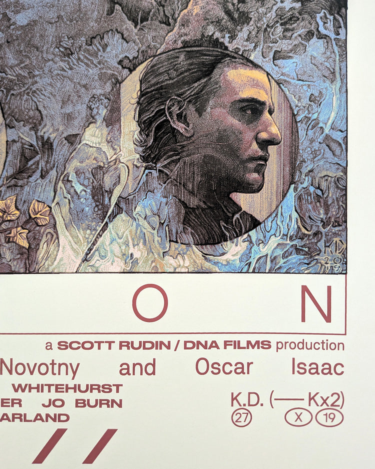 ANNIHILATION (variant) by Krzysztof DomaradzkiLimited edition screen print for Alex Garland's Annihilation, created by artist Krzysztof Domaradzki. This movie poster is a collectible art print produced using traditional silkscreen printing techniques. Pri
