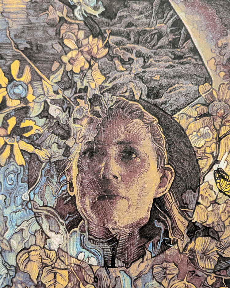 ANNIHILATION (variant) by Krzysztof DomaradzkiLimited edition screen print for Alex Garland's Annihilation, created by artist Krzysztof Domaradzki. This movie poster is a collectible art print produced using traditional silkscreen printing techniques. Pri
