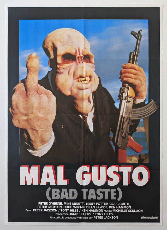 BAD TASTE (1987) – Spanish poster