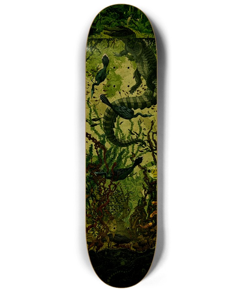 BAYOU THPS 1+2 Skate Deck by Landland (Jessica Seamans)