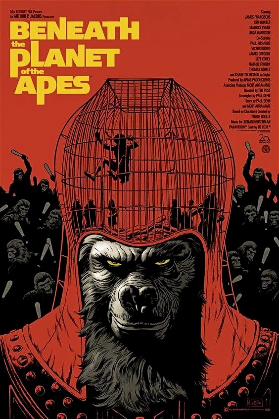 BENEATH THE PLANET OF THE APES (variant) by PAOLO RIVERA