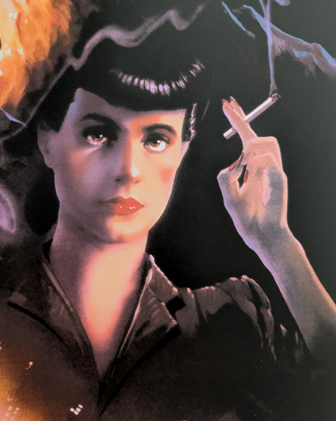 BLADE RUNNER (art print foil 2020) by John AlvinLimited edition hand-pulled screen print of movie poster art for Ridley Scott's 1982 sci-fi noir masterpiece Blade Runner, created by legendary Hollywood poster artist John Alvin. This officially licensed mo
