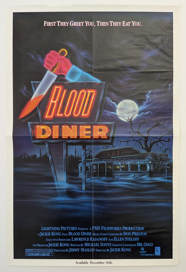 BLOOD DINER (1987) – US promotional poster