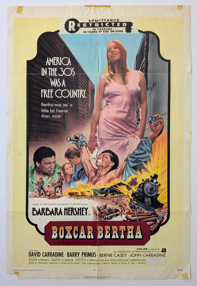 BOXCAR BERTHA (1972) – US one sheet