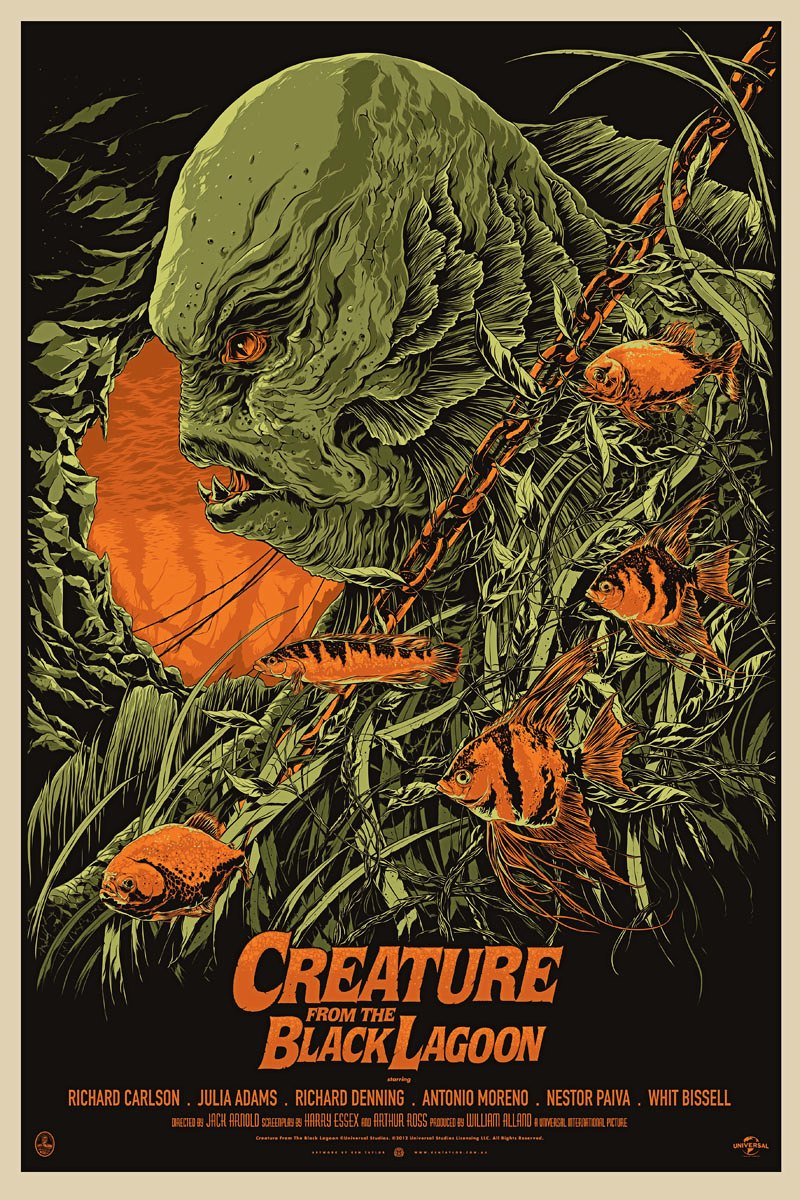 CREATURE FROM THE BLACK LAGOON (regular) by Ken Taylor