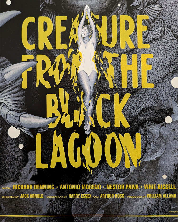 CREATURE FROM THE BLACK LAGOON (silver screen) by Martin Ansin