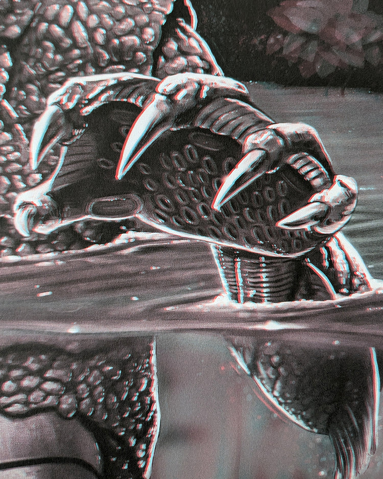 CREATURE FROM THE BLACK LAGOON (3D variant) by Tom Walker