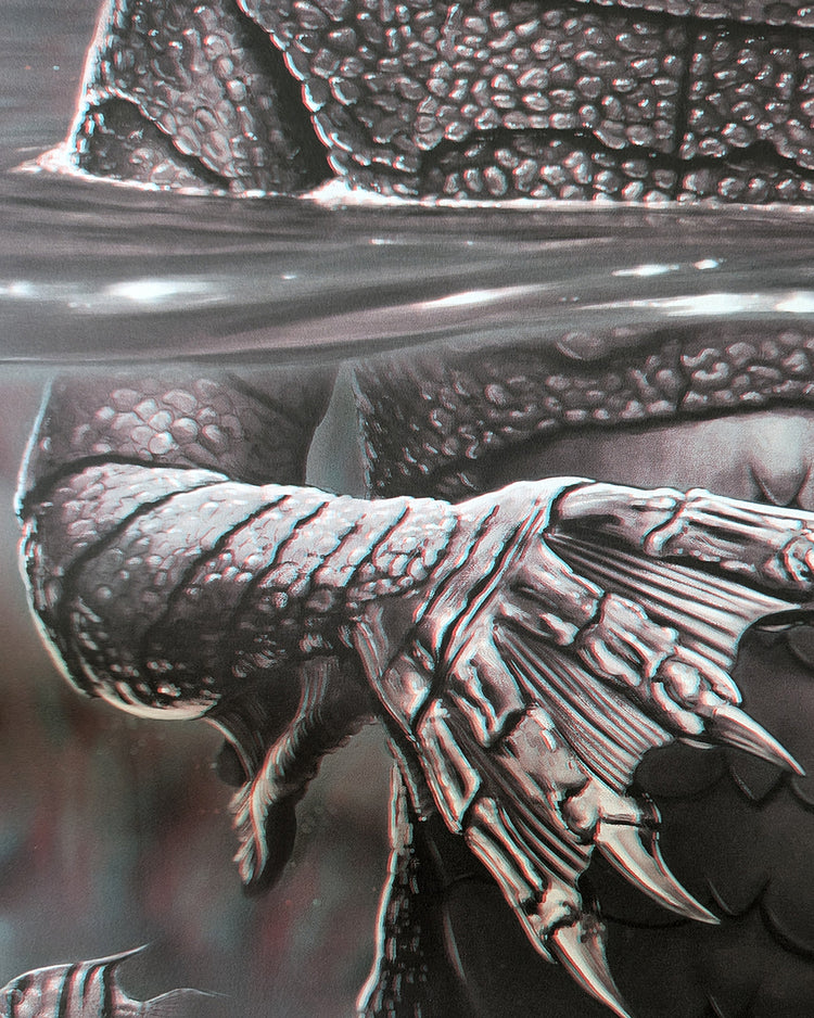 CREATURE FROM THE BLACK LAGOON (3D variant) by Tom Walker