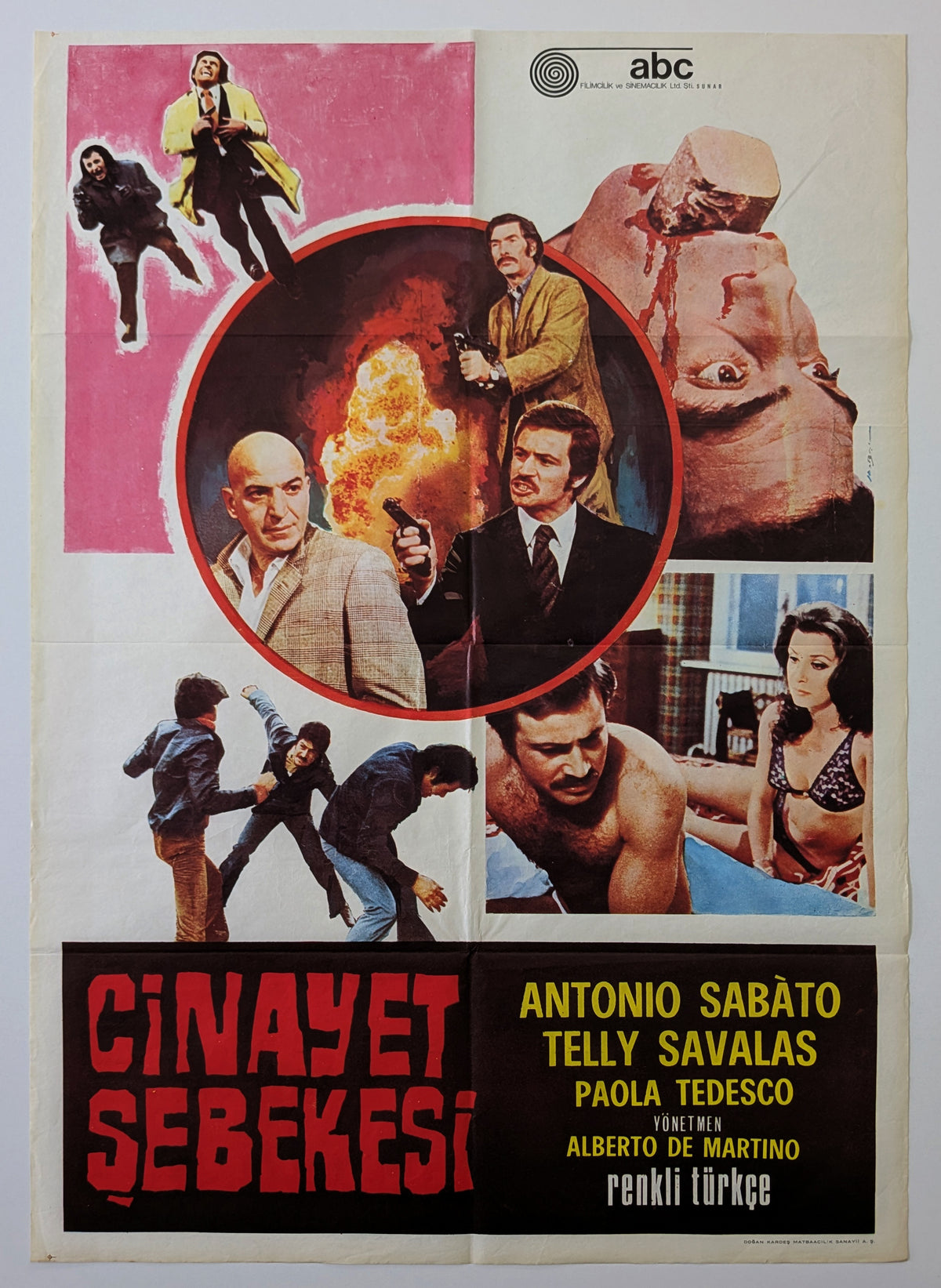 CRIME BOSS (1973) – Turkish poster