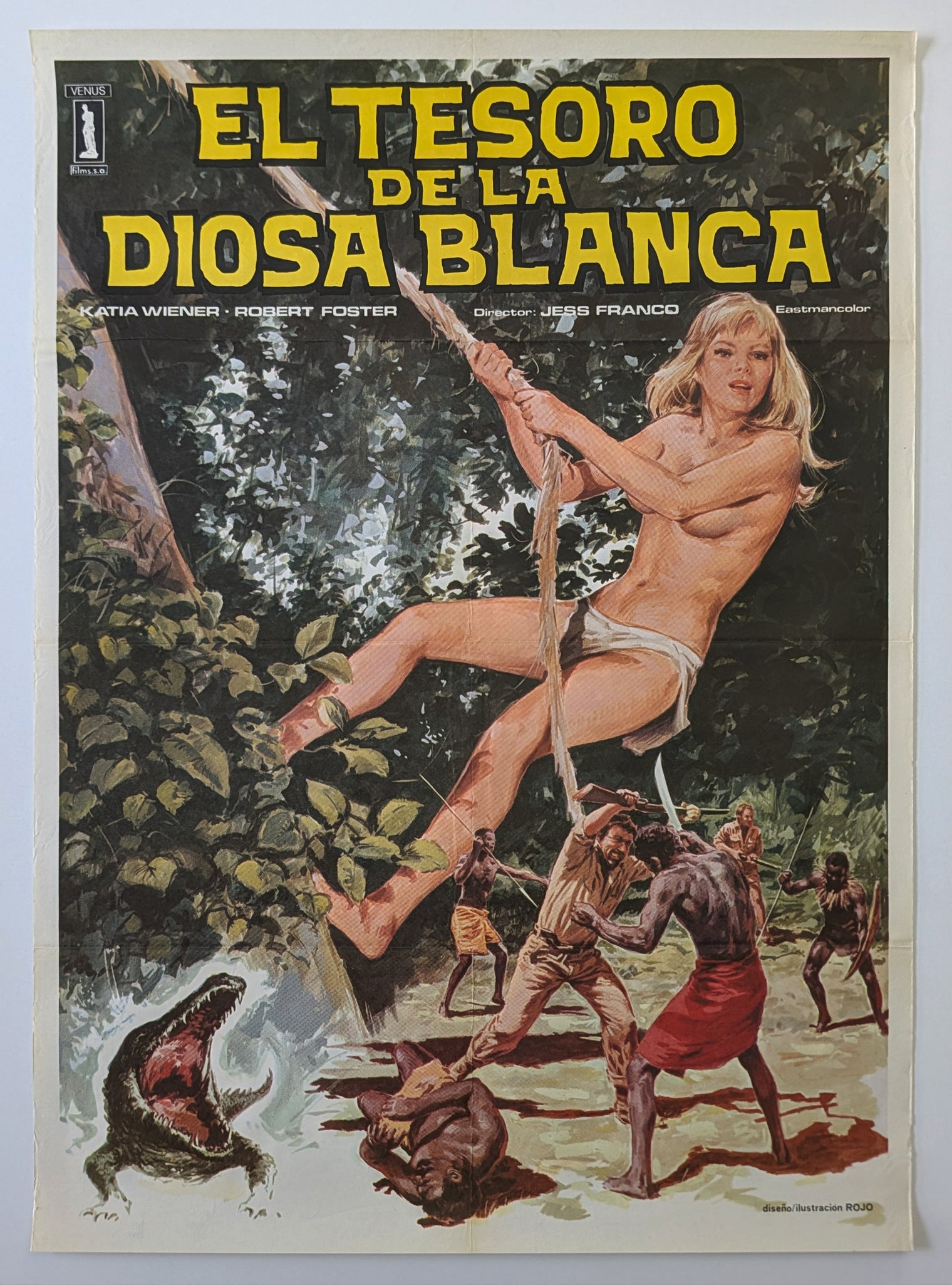 DIAMONDS OF KILIMANDJARO (1983) – Spanish poster