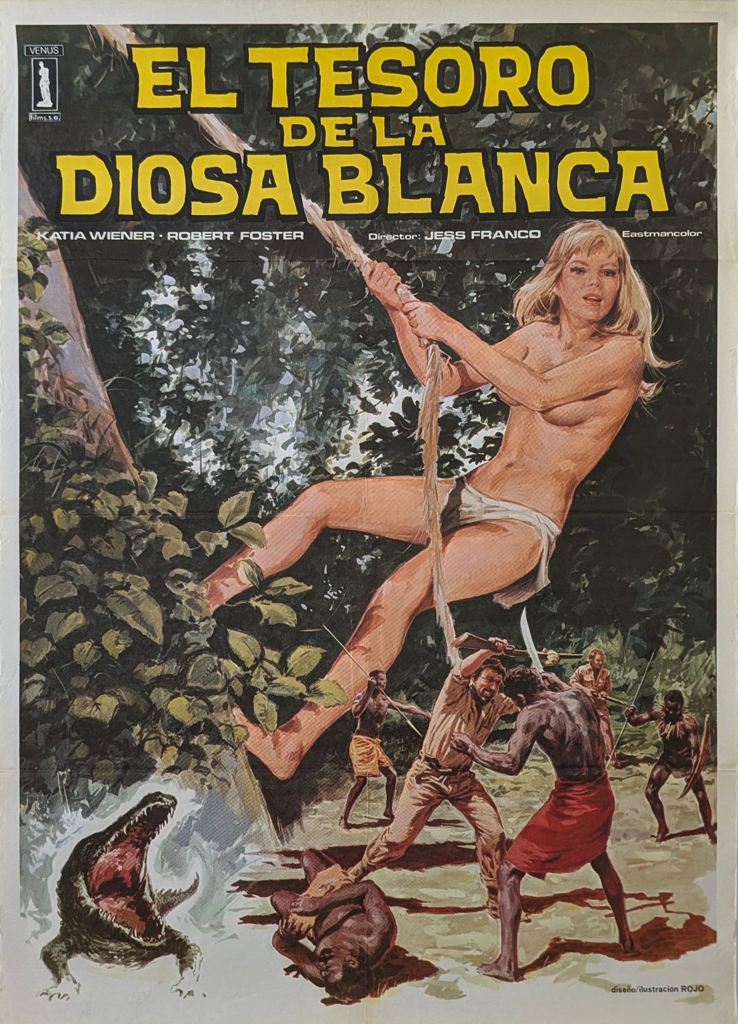 DIAMONDS OF KILIMANDJARO (1983) – Spanish poster