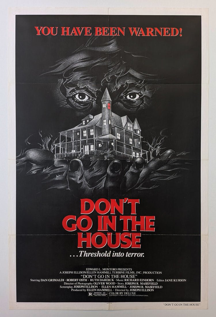 DON'T GO INTO THE HOUSE - US one-sheet poster