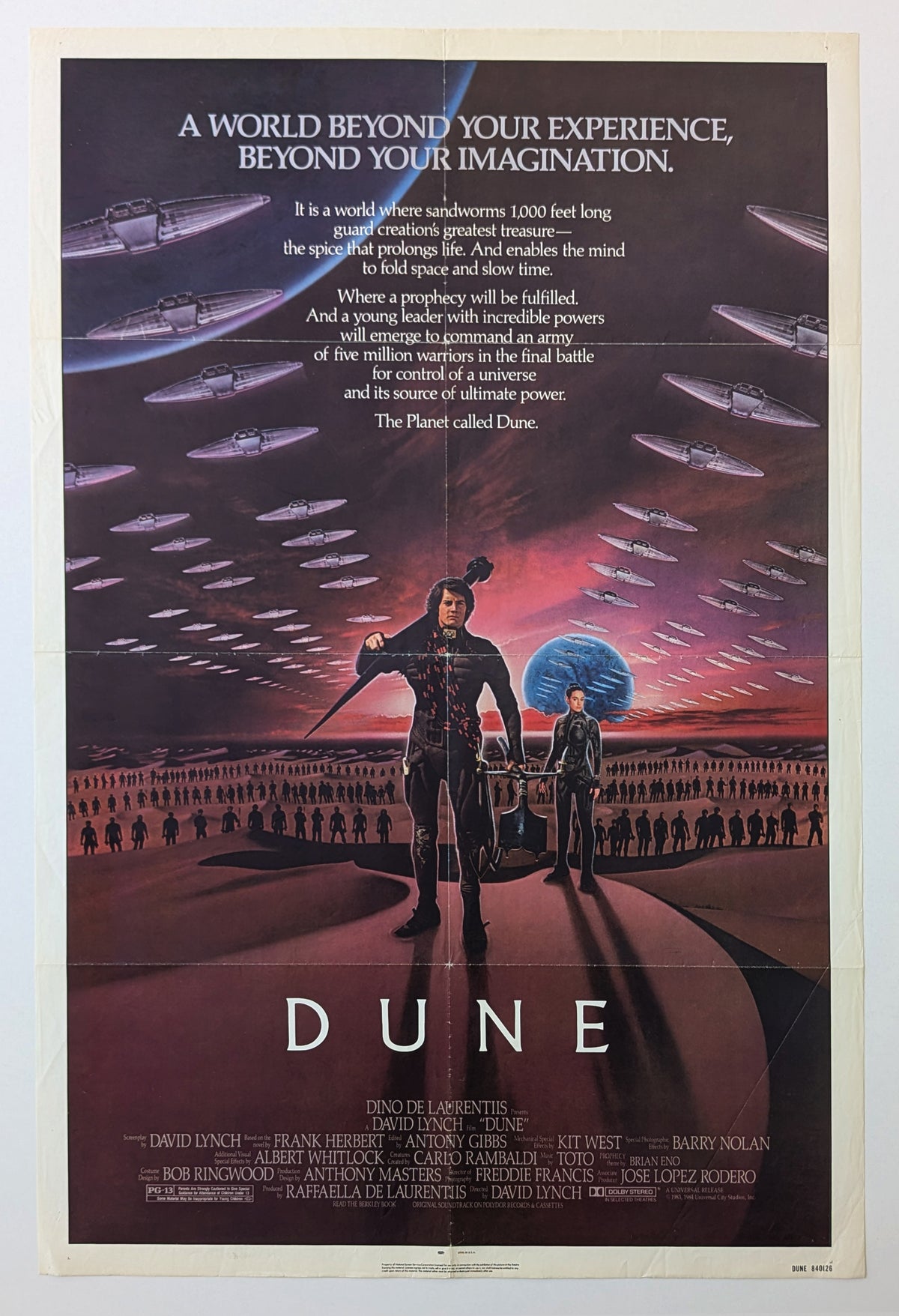 DUNE - US one-sheet poster