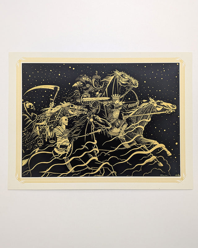 FOUR HORSEMEN (gold) by Florian Bertmer