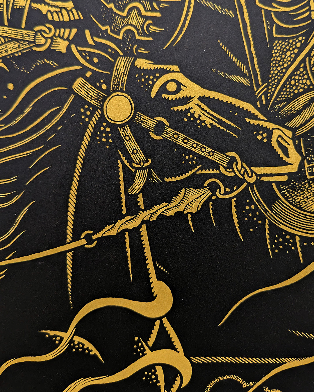 FOUR HORSEMEN (gold) by Florian Bertmer