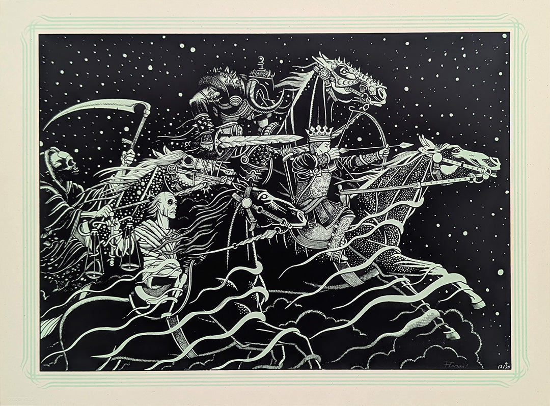 FOUR HORSEMEN (glow) by Florian Bertmer