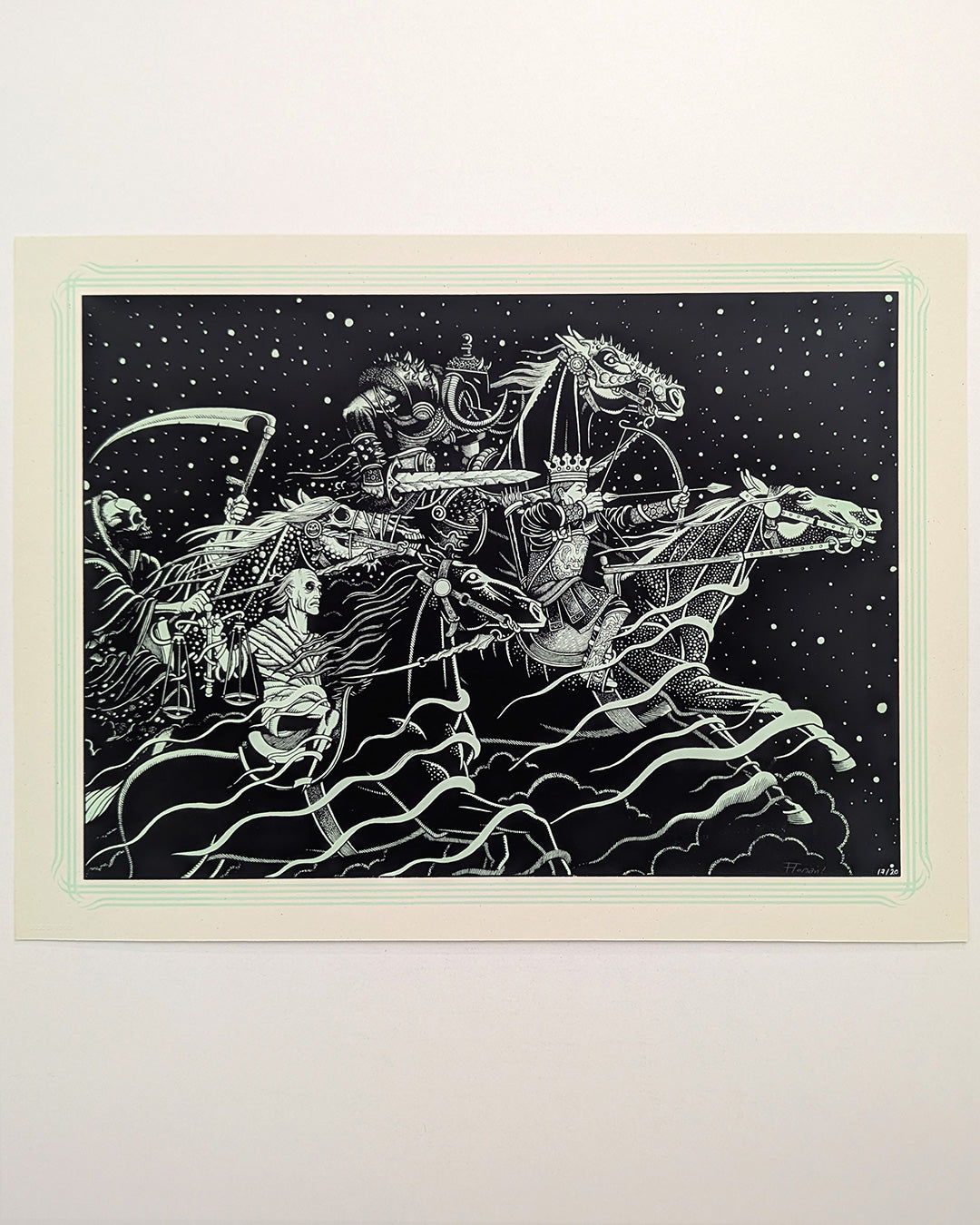 FOUR HORSEMEN (glow) by Florian Bertmer