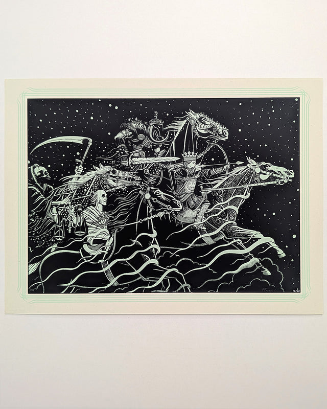 FOUR HORSEMEN (glow) by Florian Bertmer