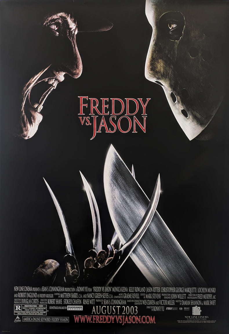 FREDDY VS. JASON (2003) – US double sided advance poster