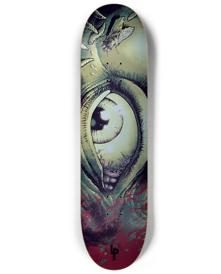 FRESH MEAT THPS 1+2 Skate Deck by Luke Preece
