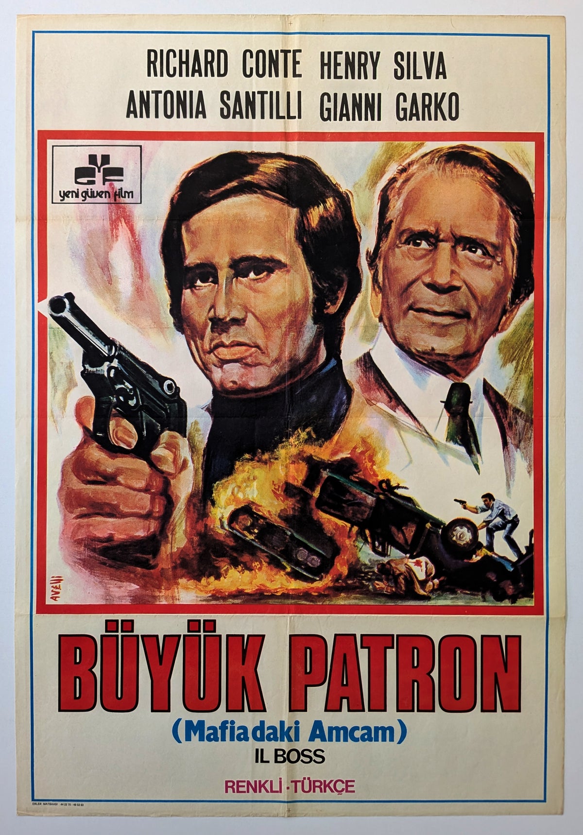 BOSS, THE (1973) – Turkish poster