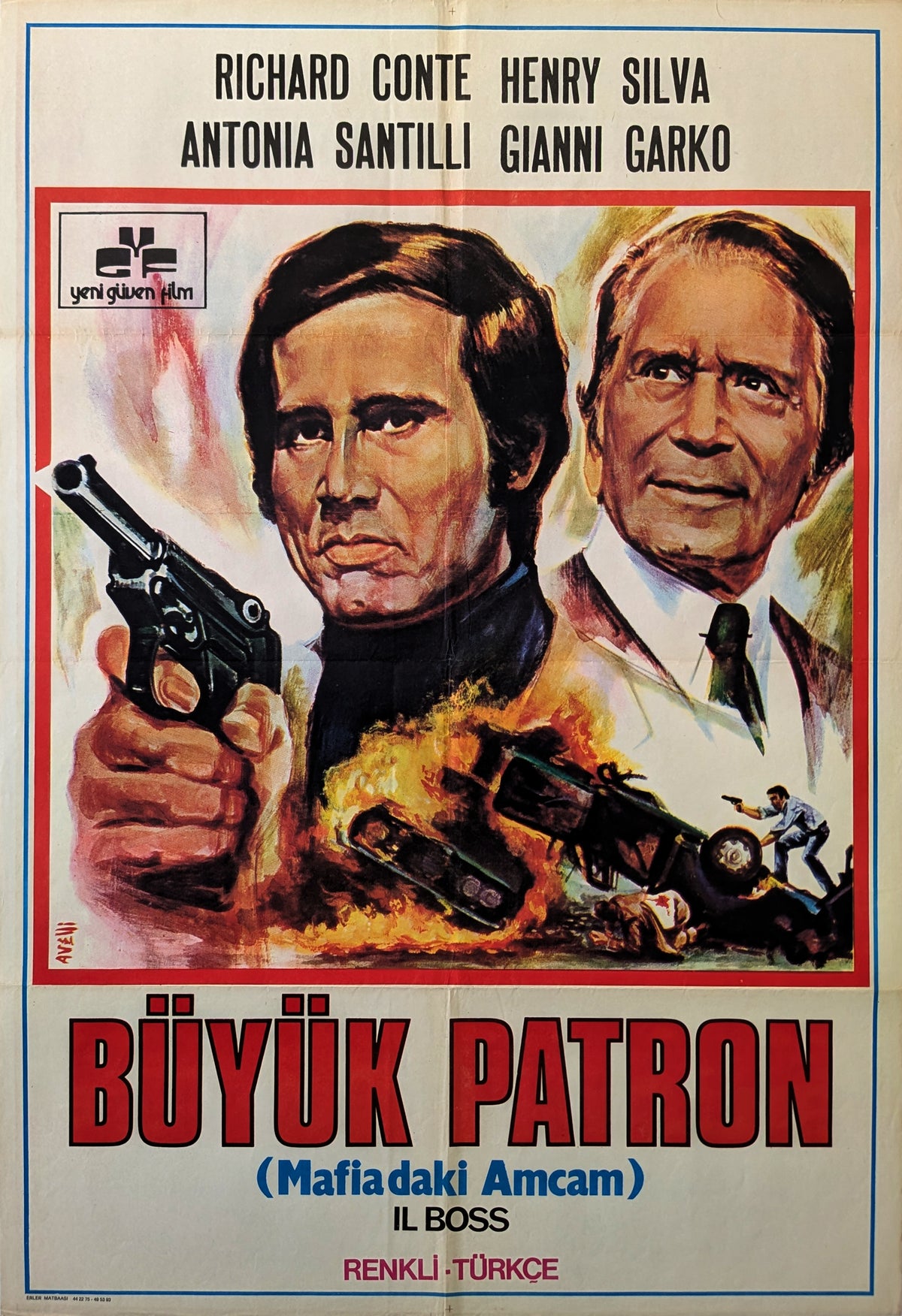 BOSS, THE (1973) – Turkish poster