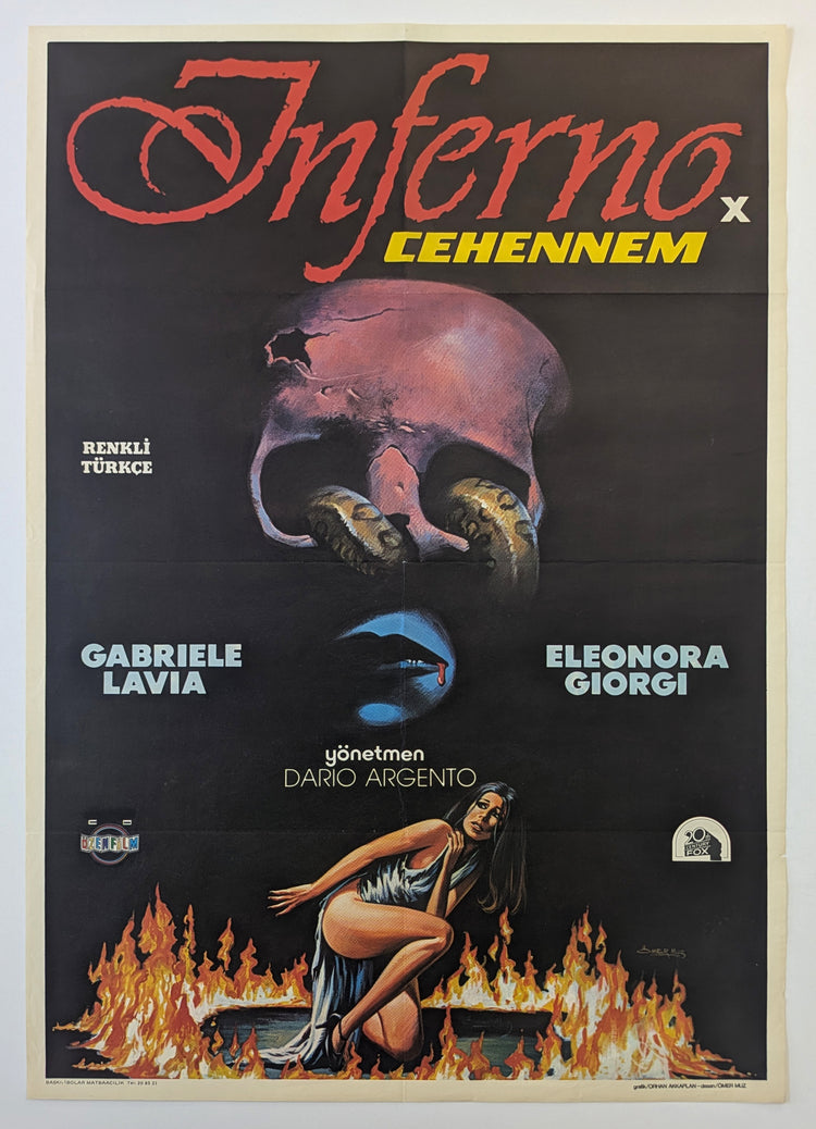 INFERNO (1980) – Turkish poster