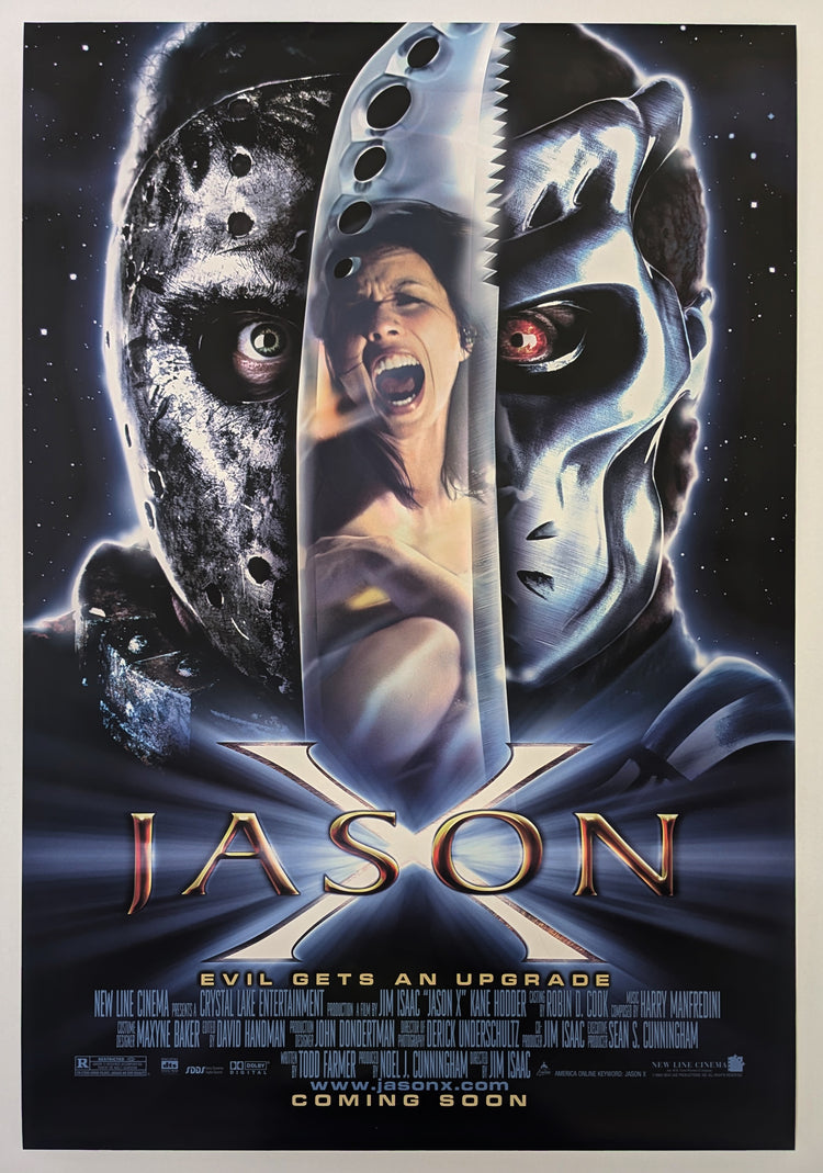 JASON X (2001) – US double sided advance poster
