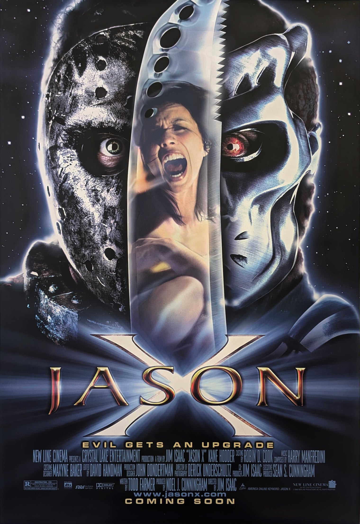 JASON X (2001) – U.S. Double-Sided Advance Poster