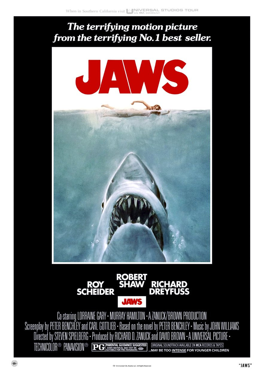JAWS (3D Lenticular) by Roger Kastel