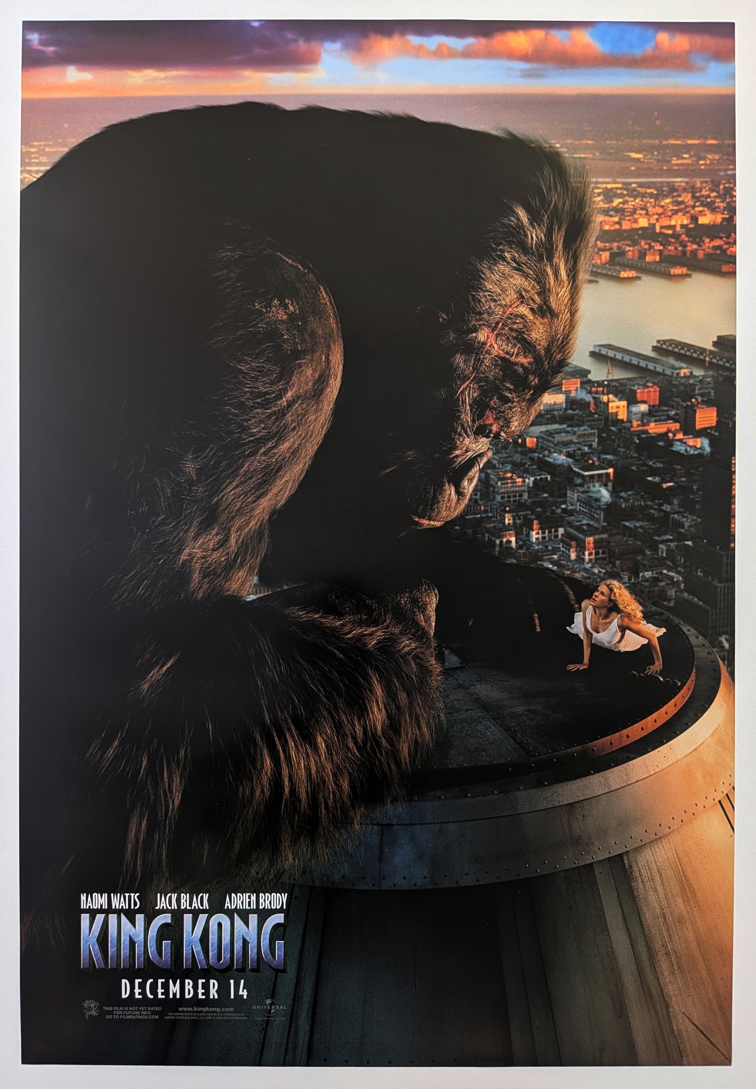 KING KONG (2005) – U.S. Double-Sided Poster
