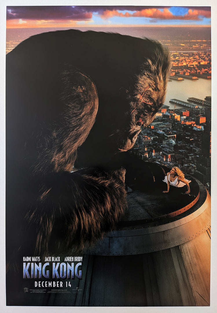 KING KONG (2005) – US double sided poster