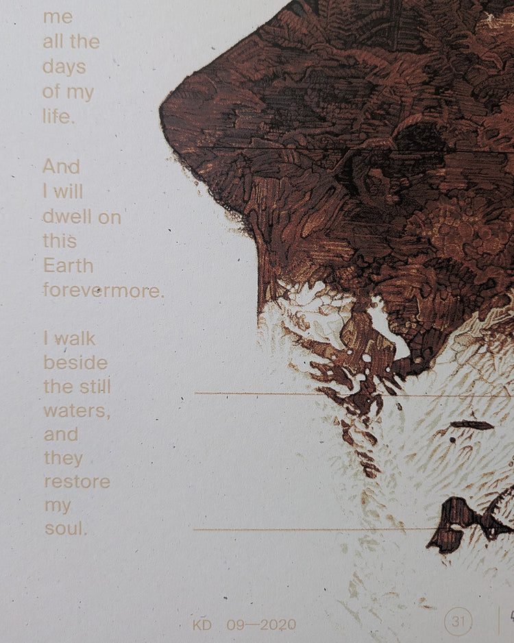 The Last of Us II by Krzysztof Domaradzki - Limited Edition Variant AMPLimited edition The Last of Us II screen print by Krzysztof Domaradzki. Hand-numbered 11-color silkscreen, variant edition of 90. 24x36 inches, mint.