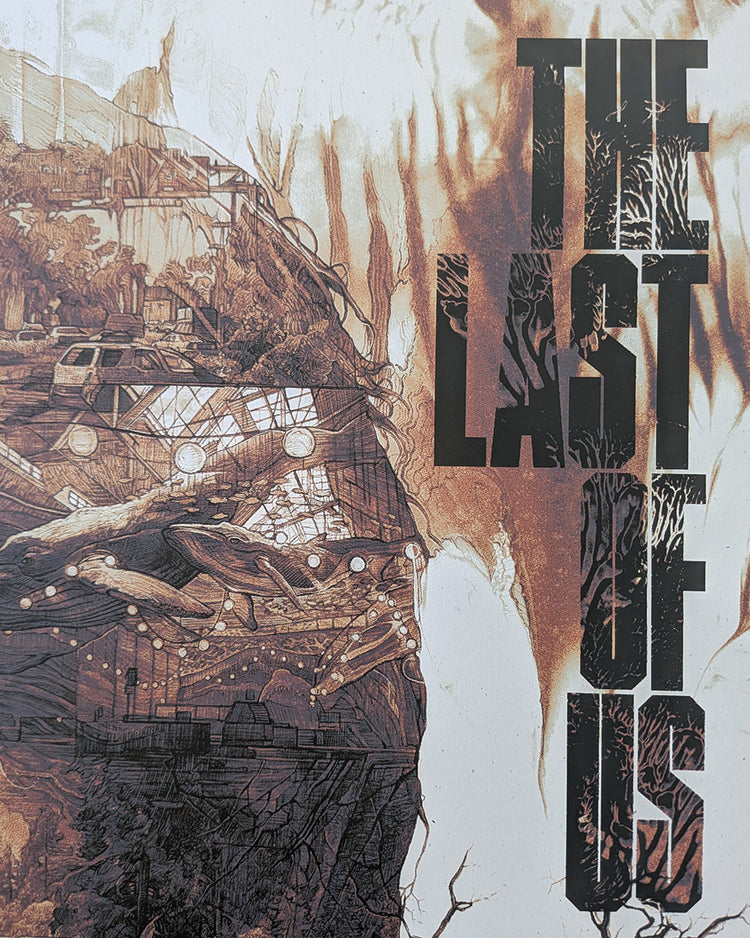 The Last of Us II by Krzysztof Domaradzki - Limited Edition Variant AMPLimited edition The Last of Us II screen print by Krzysztof Domaradzki. Hand-numbered 11-color silkscreen, variant edition of 90. 24x36 inches, mint.