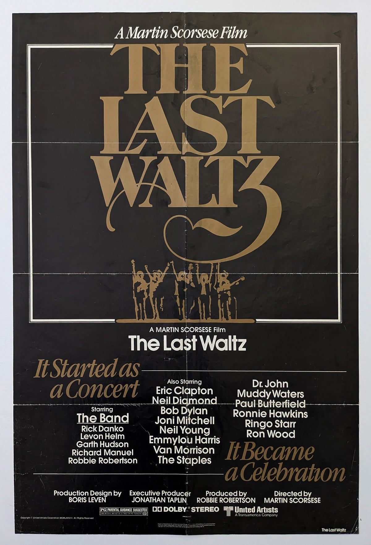 LAST WALTZ, THE (1978) – US one sheet