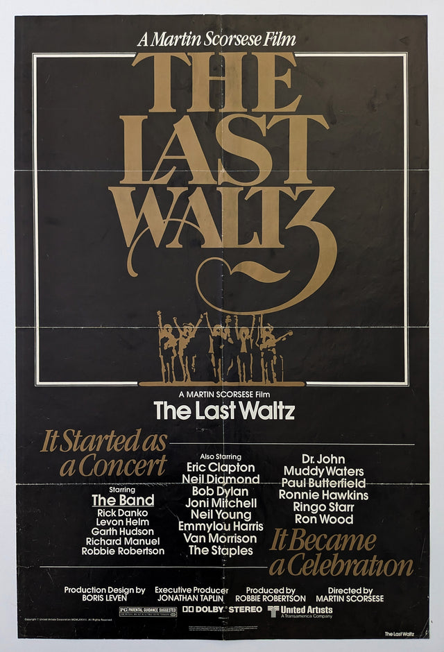 LAST WALTZ, THE (1978) – US one sheet