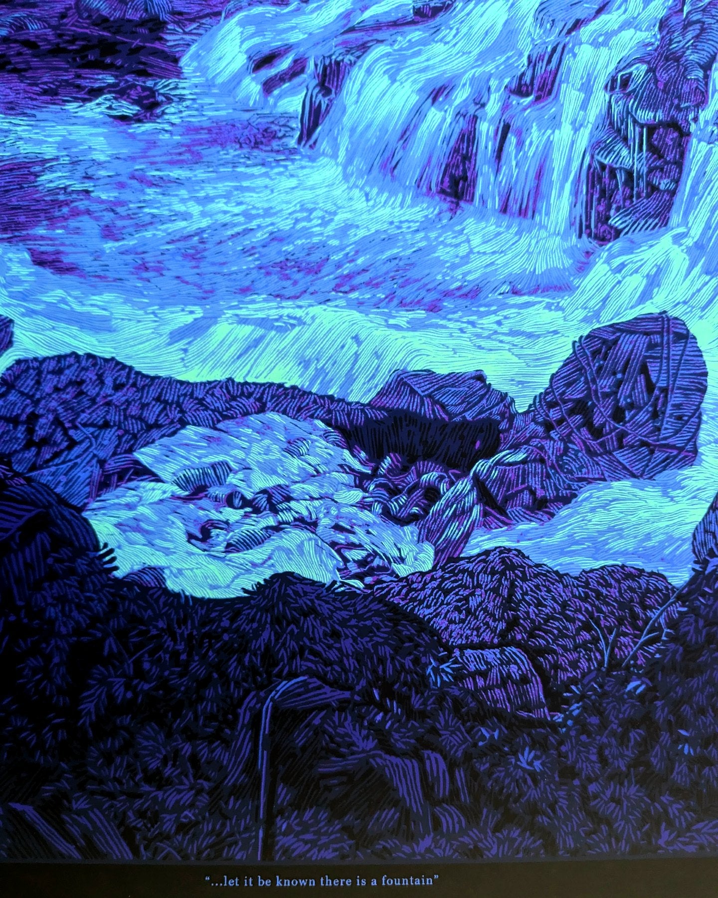 LET IT BE KNOWN THAT THERE IS A FOUNTAIN (Art Print) by Daniel Danger