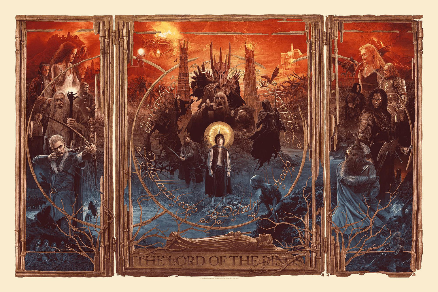 LORD OF THE RINGS TRILOGY, THE (regular) by Grzegorz "Gabz" Domaradzki