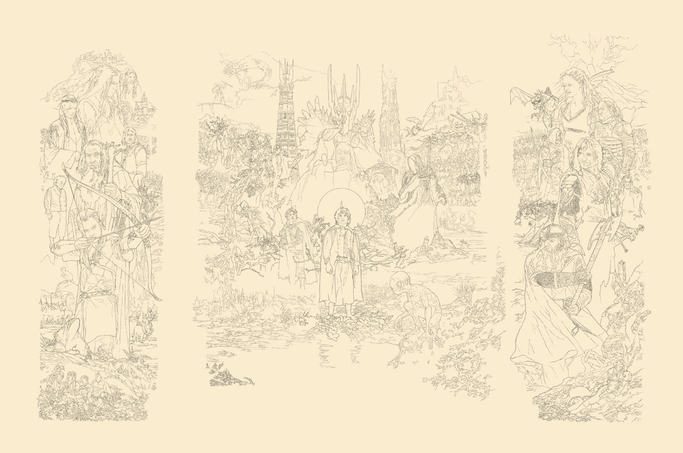 LORD OF THE RINGS TRILOGY, THE (regular) by Grzegorz "Gabz" Domaradzki