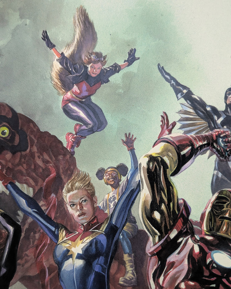 Limited edition screen print MARVEL LEGACY #1 (regular) by Alex Ross Marvel Legacy #1 by Alex Ross - Limited Edition Regular Giclee Art Print