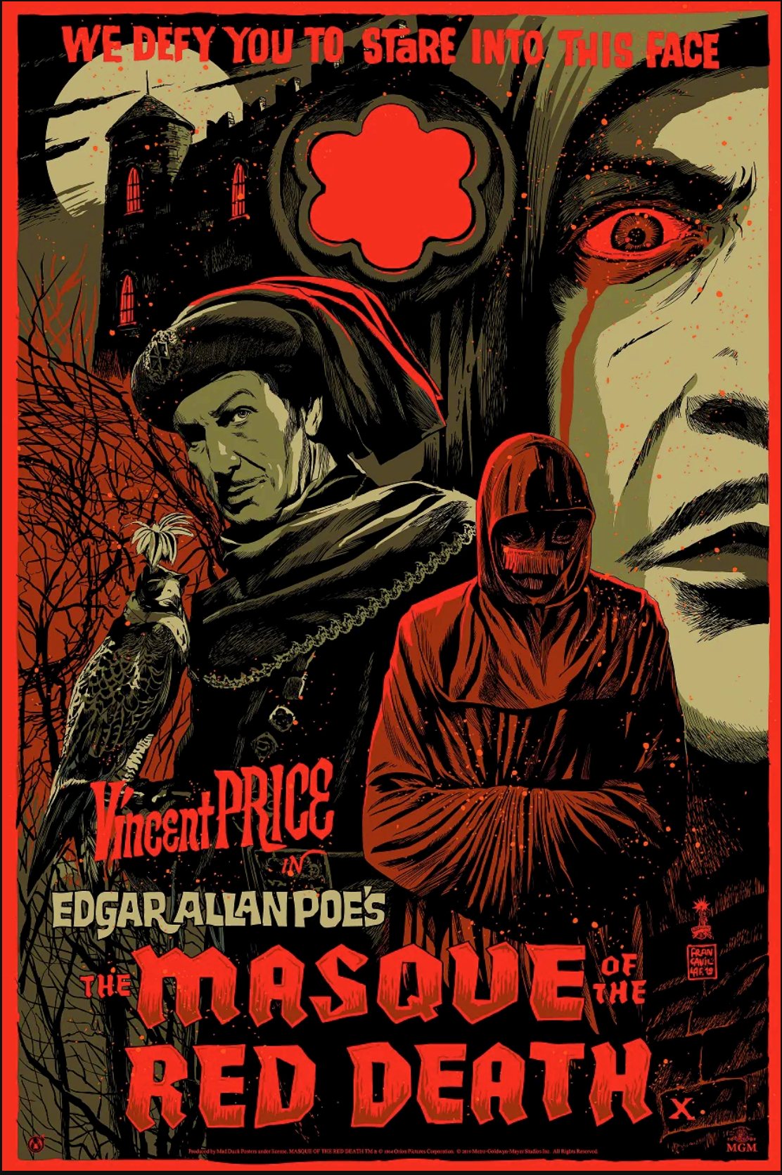 MASQUE OF THE RED DEATH, THE (blood splatter foil variant) by Francesco Francavilla